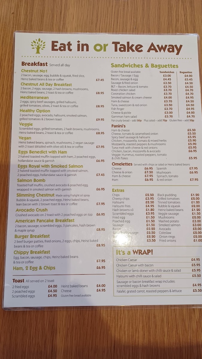 Menu The Chestnut-7
