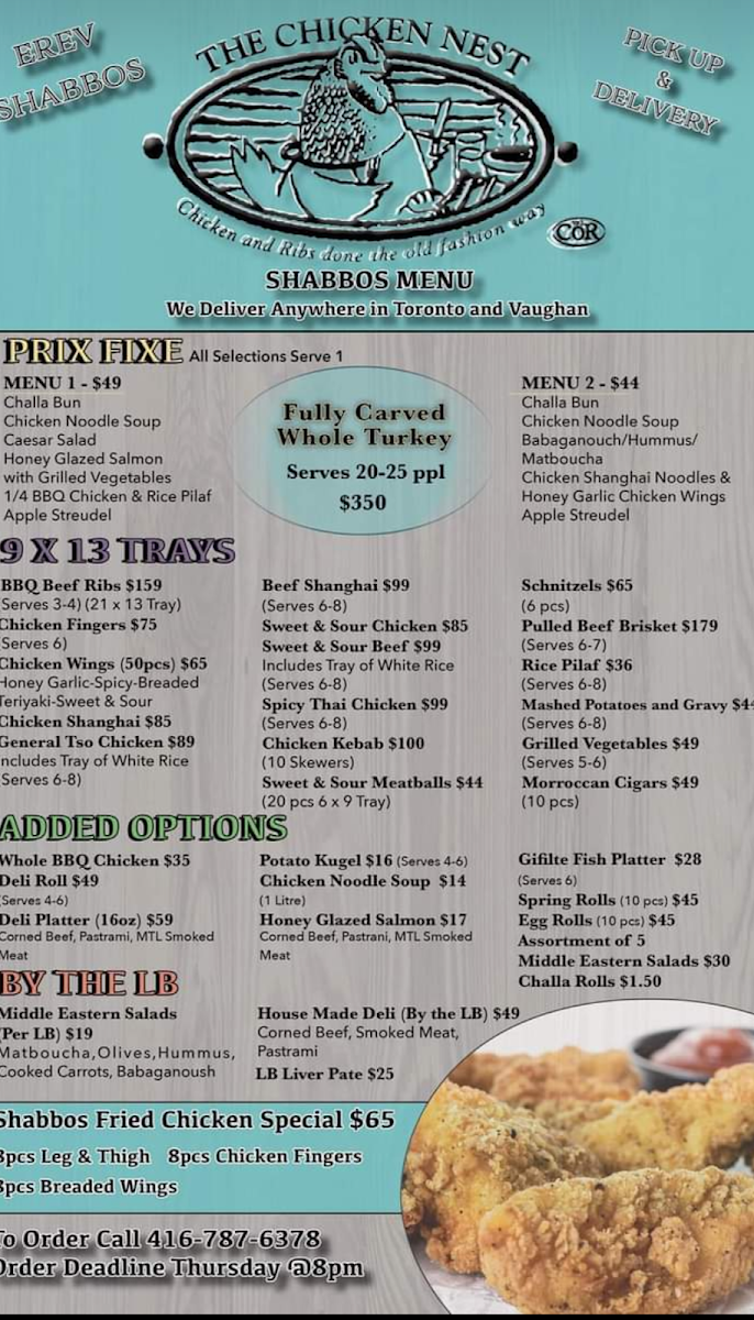 Menu The Chicken Nest-1