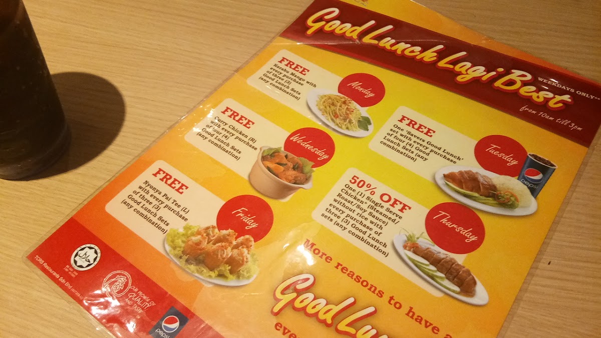 Menu The Chicken Rice Shop Kluang Mall-6