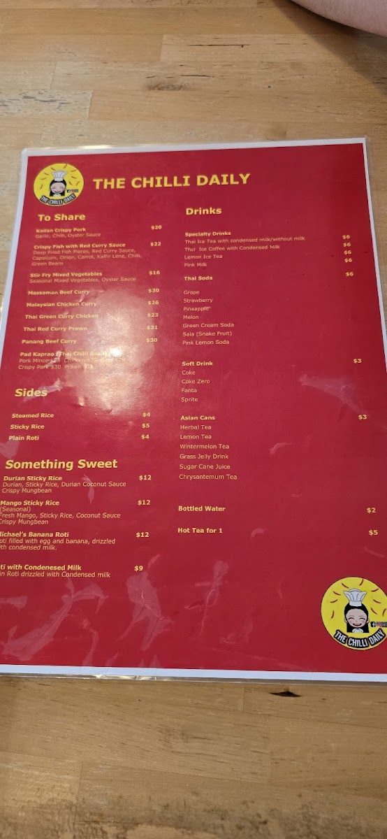 Menu The Chilli Daily-10