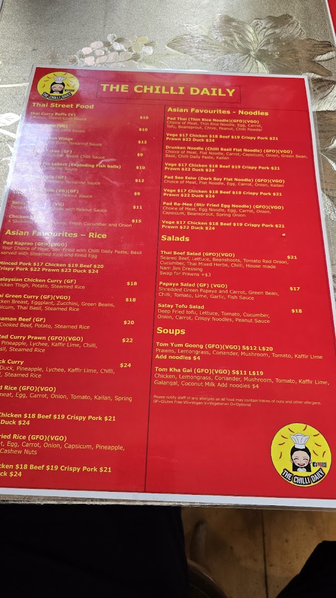 Menu The Chilli Daily-7