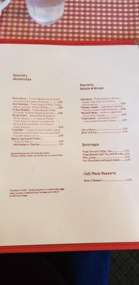 Menu The Chocolate Gallery Cafe-9