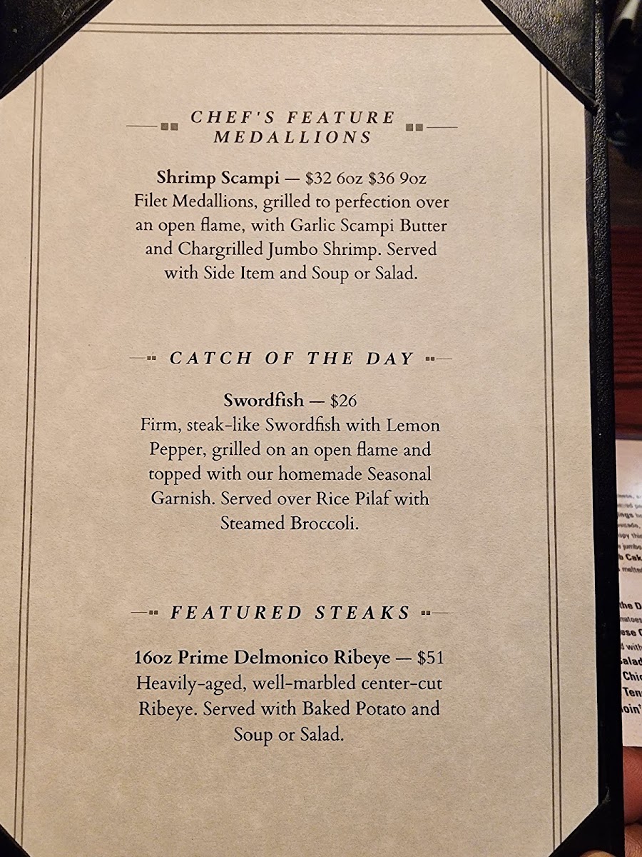 Menu The Chop House-1