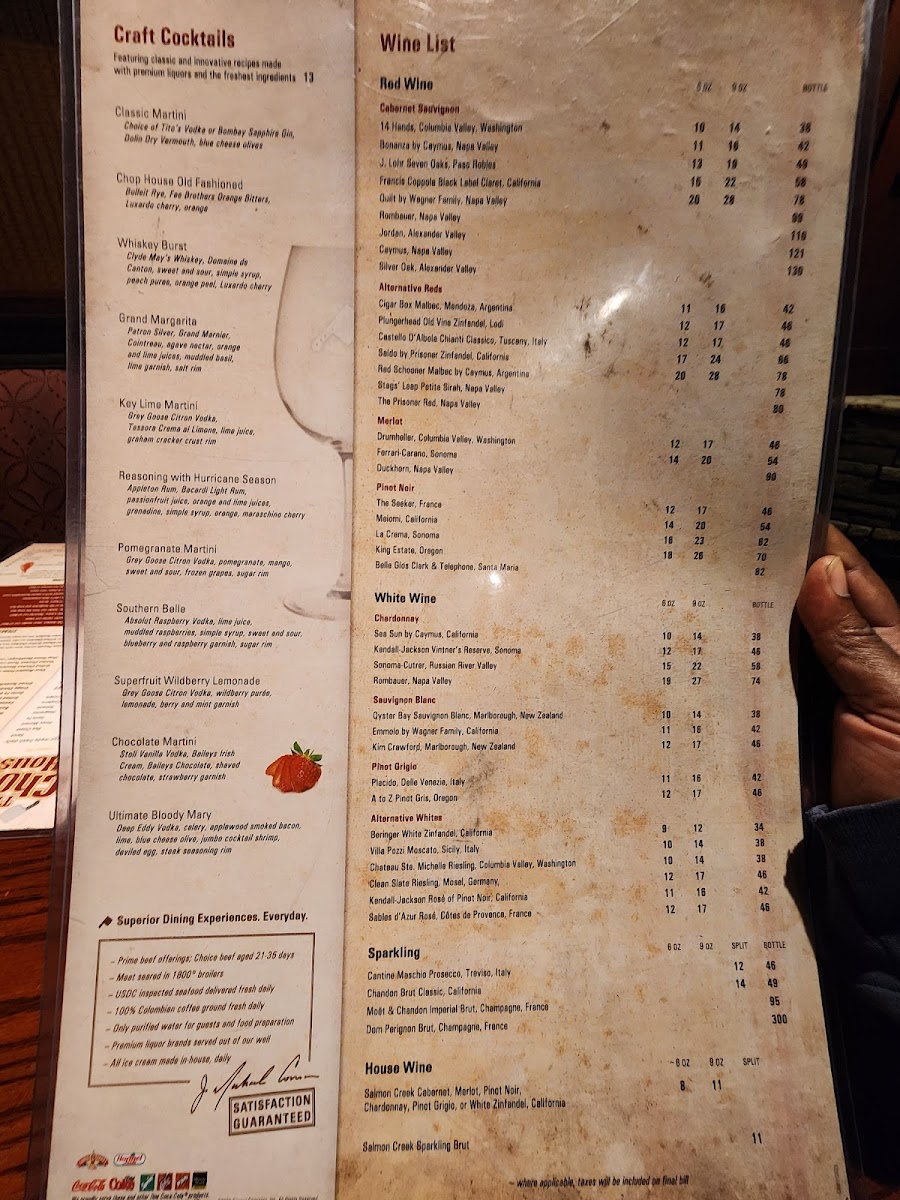 Menu The Chop House-3