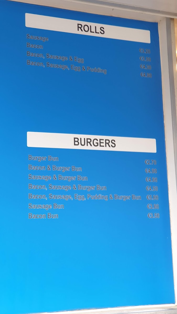 Menu The Chuck Wagon Lusk-1