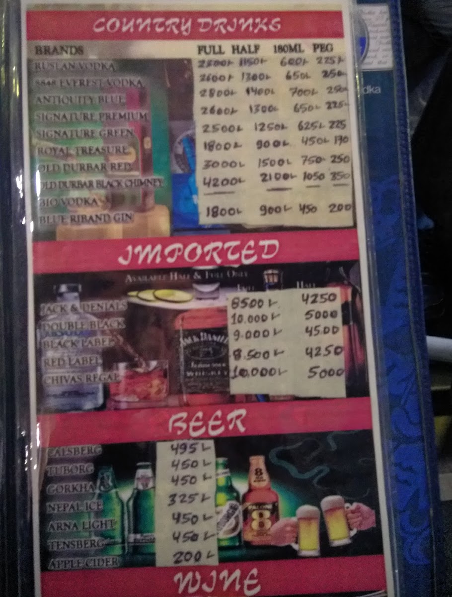 Menu The Classic Lounge And Restaurant-2