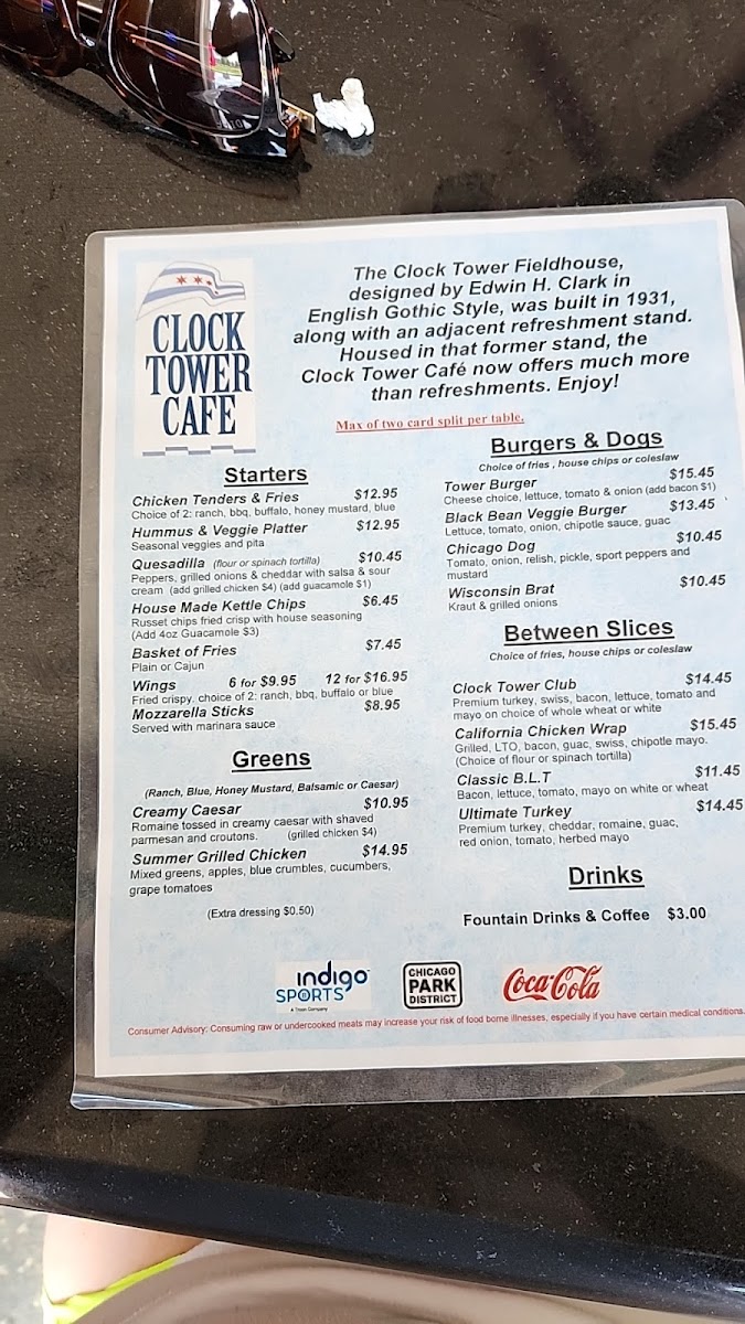 Menu The Clocktower Cafe-1
