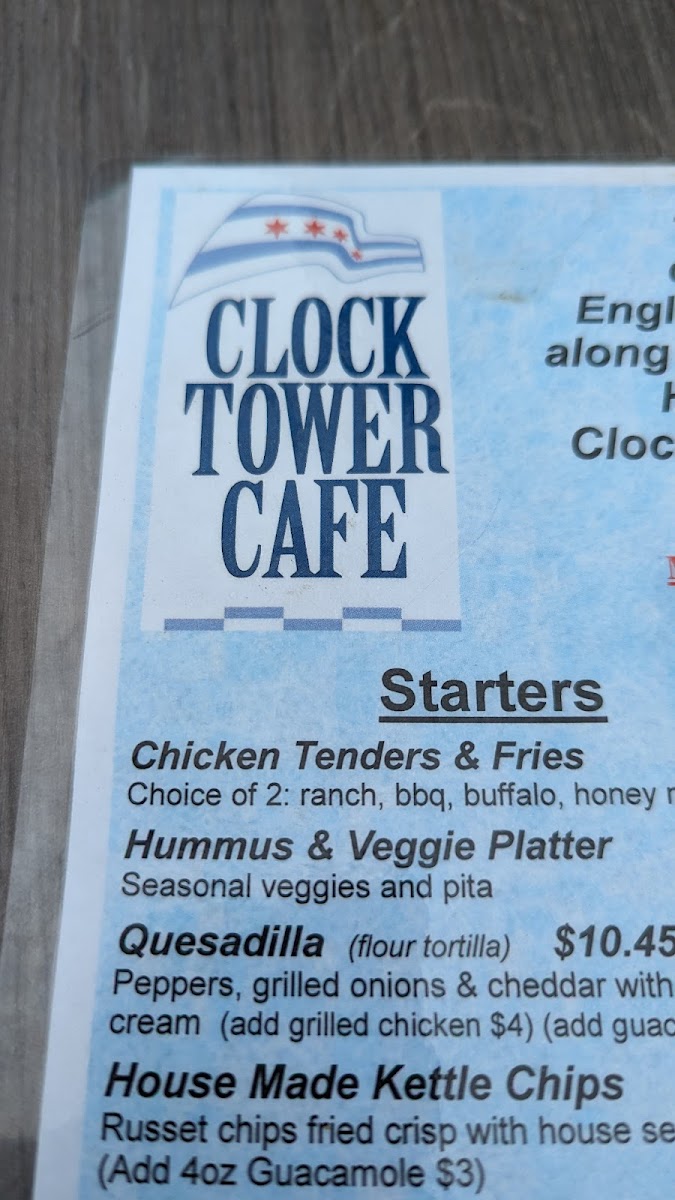 Menu The Clocktower Cafe-4