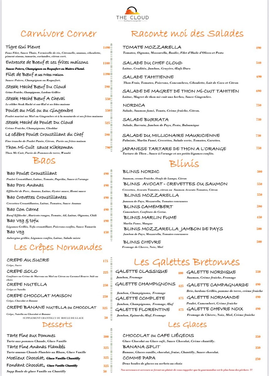 Menu The Cloud - Rooftop & Lounge Bar-3