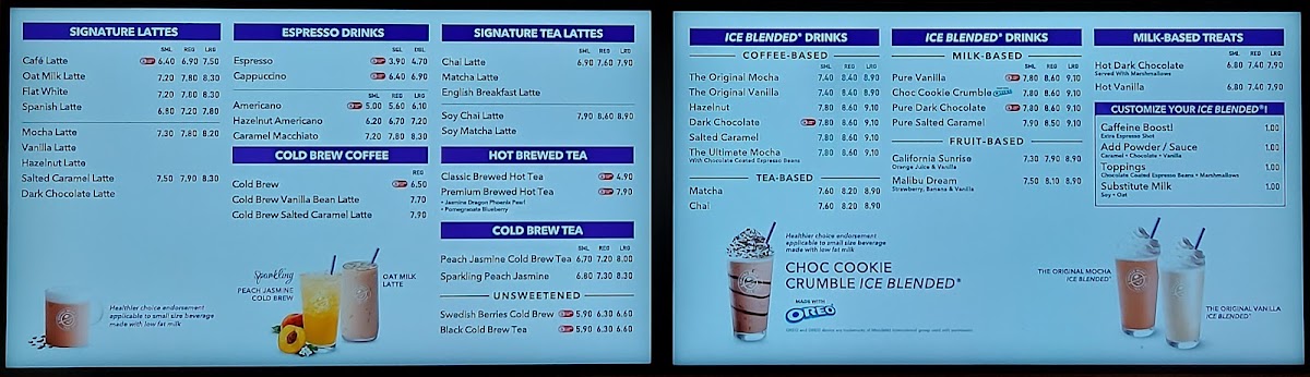 Menu The Coffee Bean & Tea Leaf-1