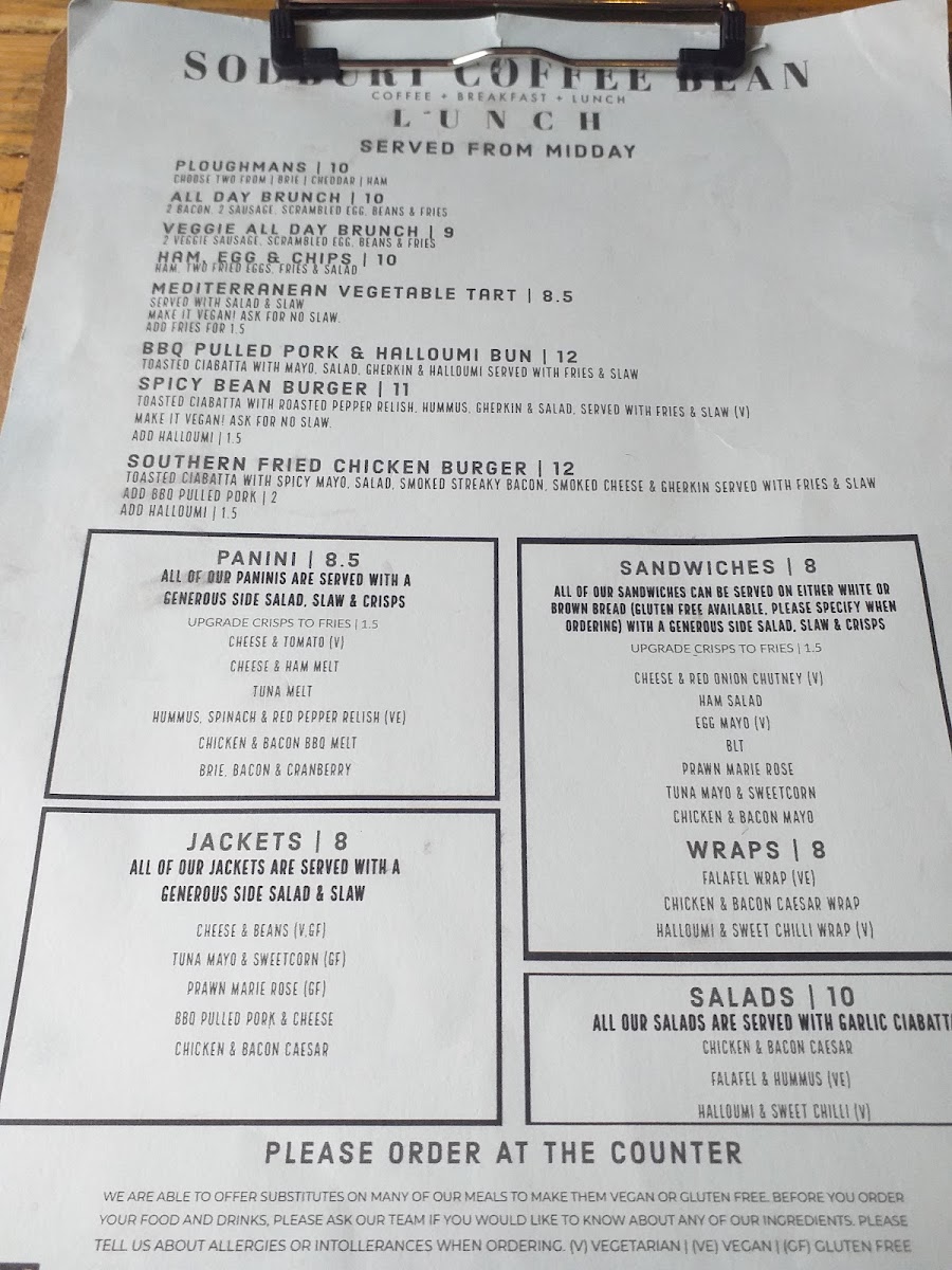 Menu The Coffee Bean.-3