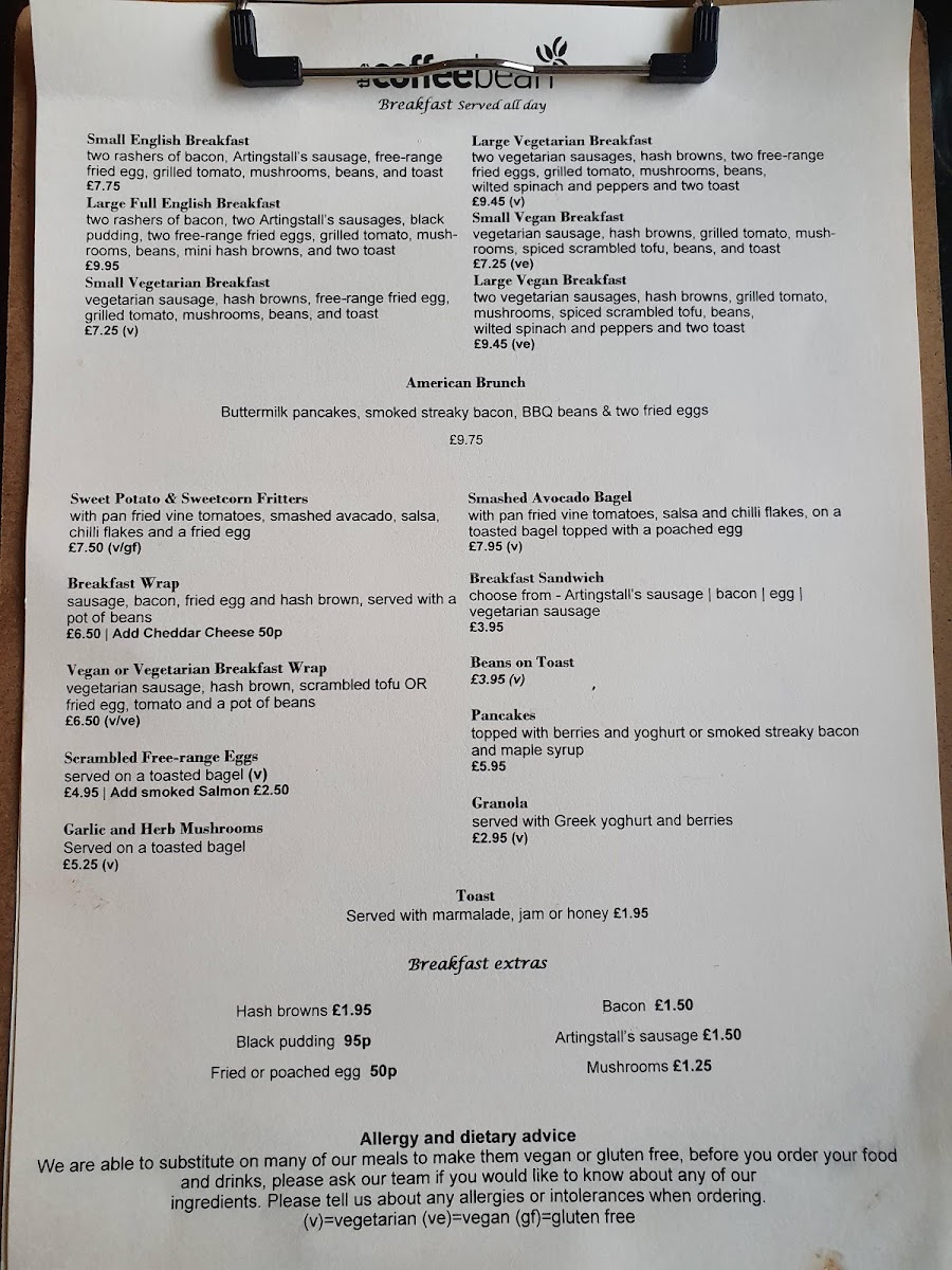 Menu The Coffee Bean.-6