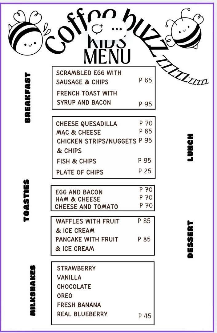 Menu The Coffee Buzz-2