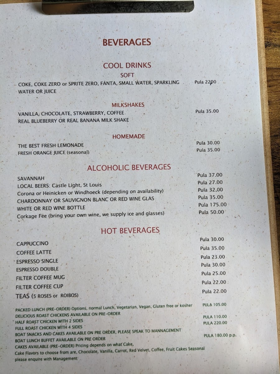 Menu The Coffee Buzz-3
