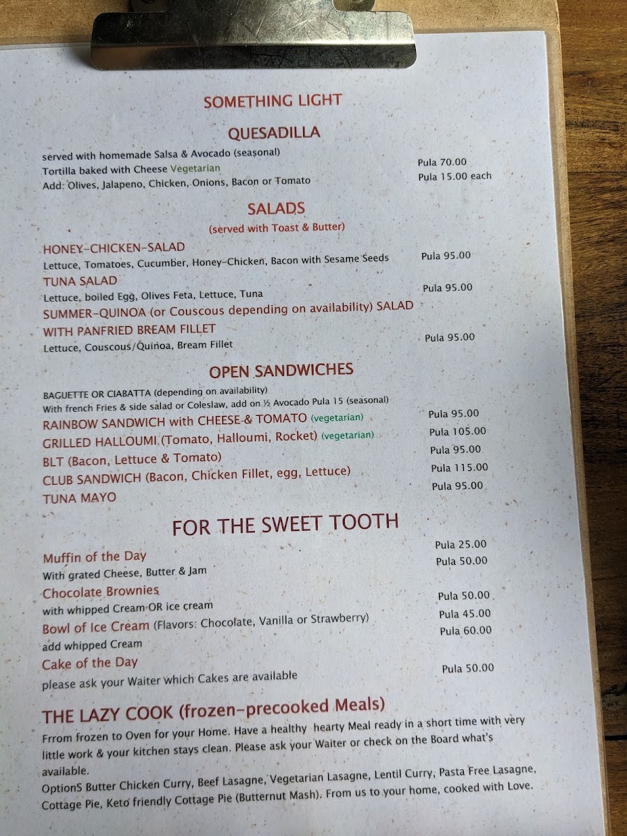 Menu The Coffee Buzz-4
