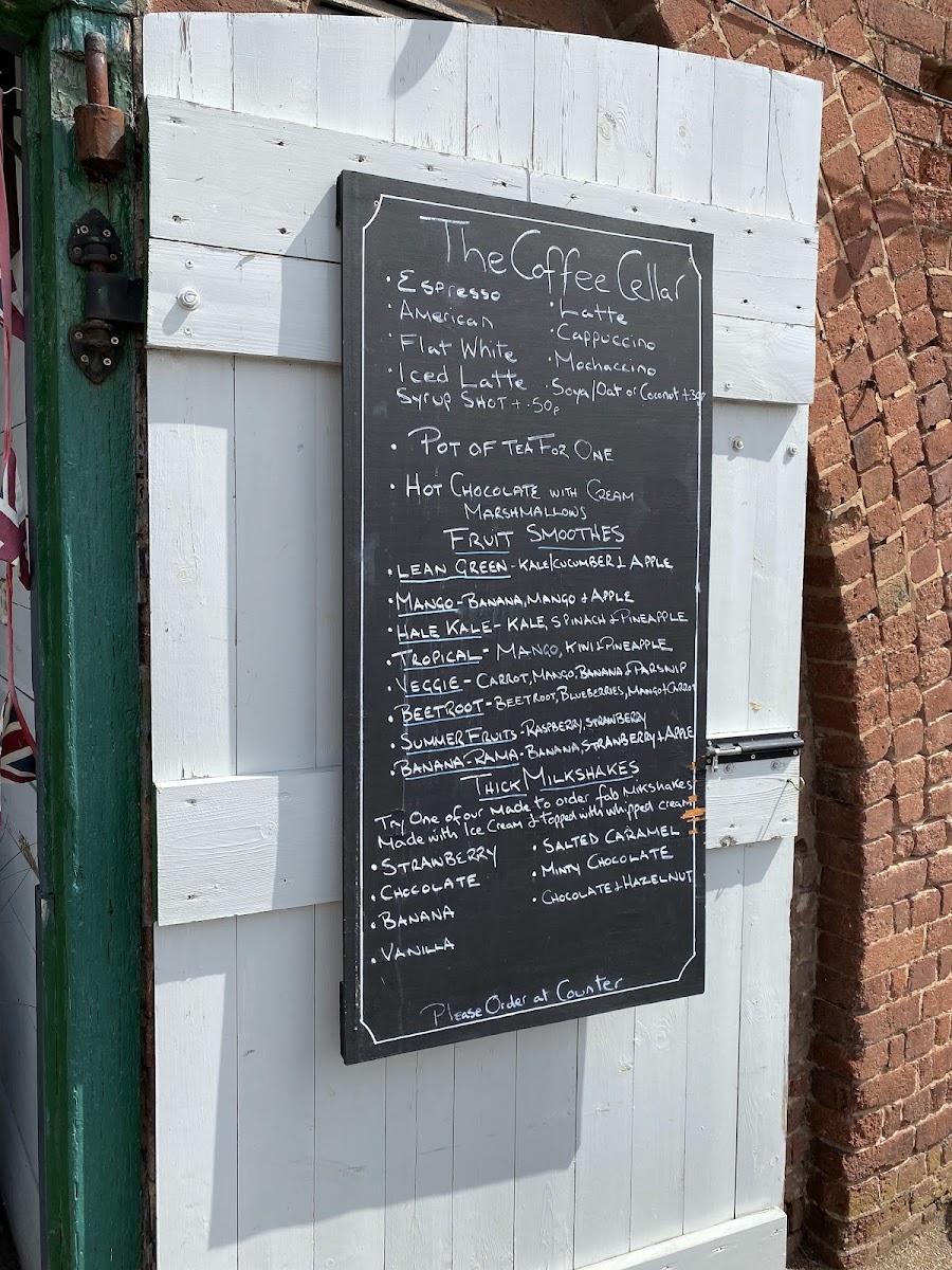 Menu The Coffee Cellar-1