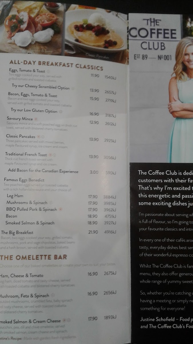 Menu The Coffee Club Café - Northland Preston-4