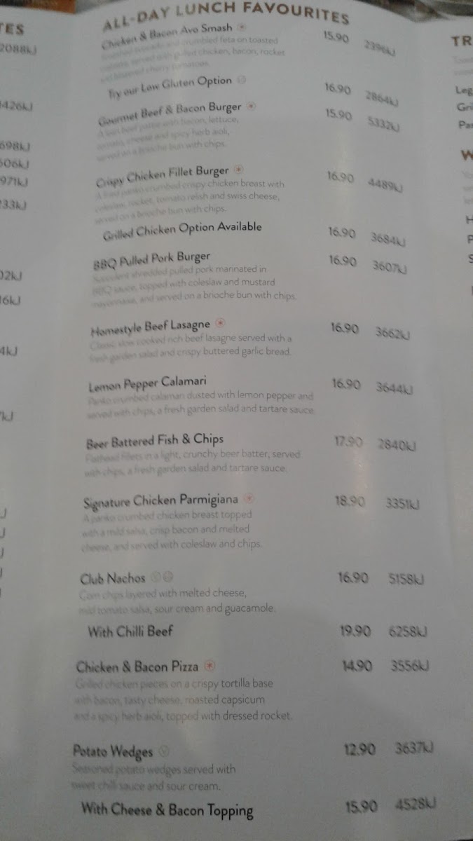 Menu The Coffee Club Café - Northland Preston-6
