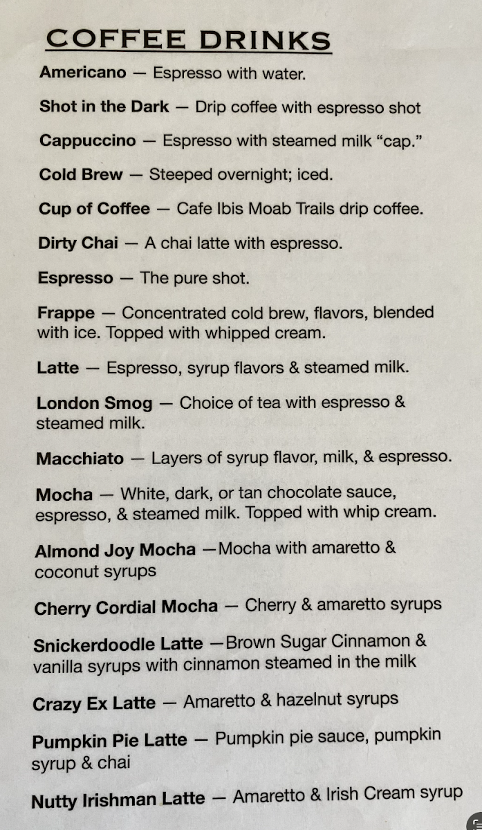 Menu The Coffee Depot-6