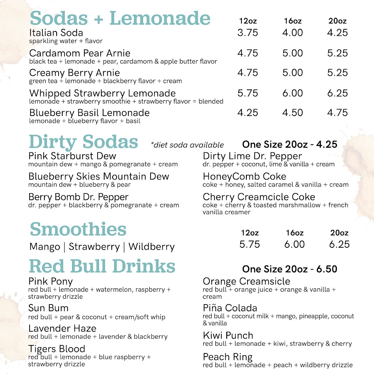Menu The Coffee District-1