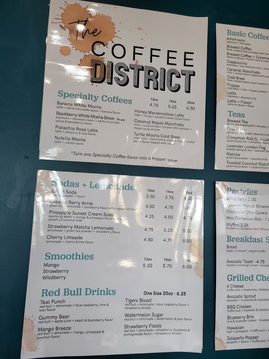 Menu The Coffee District-6