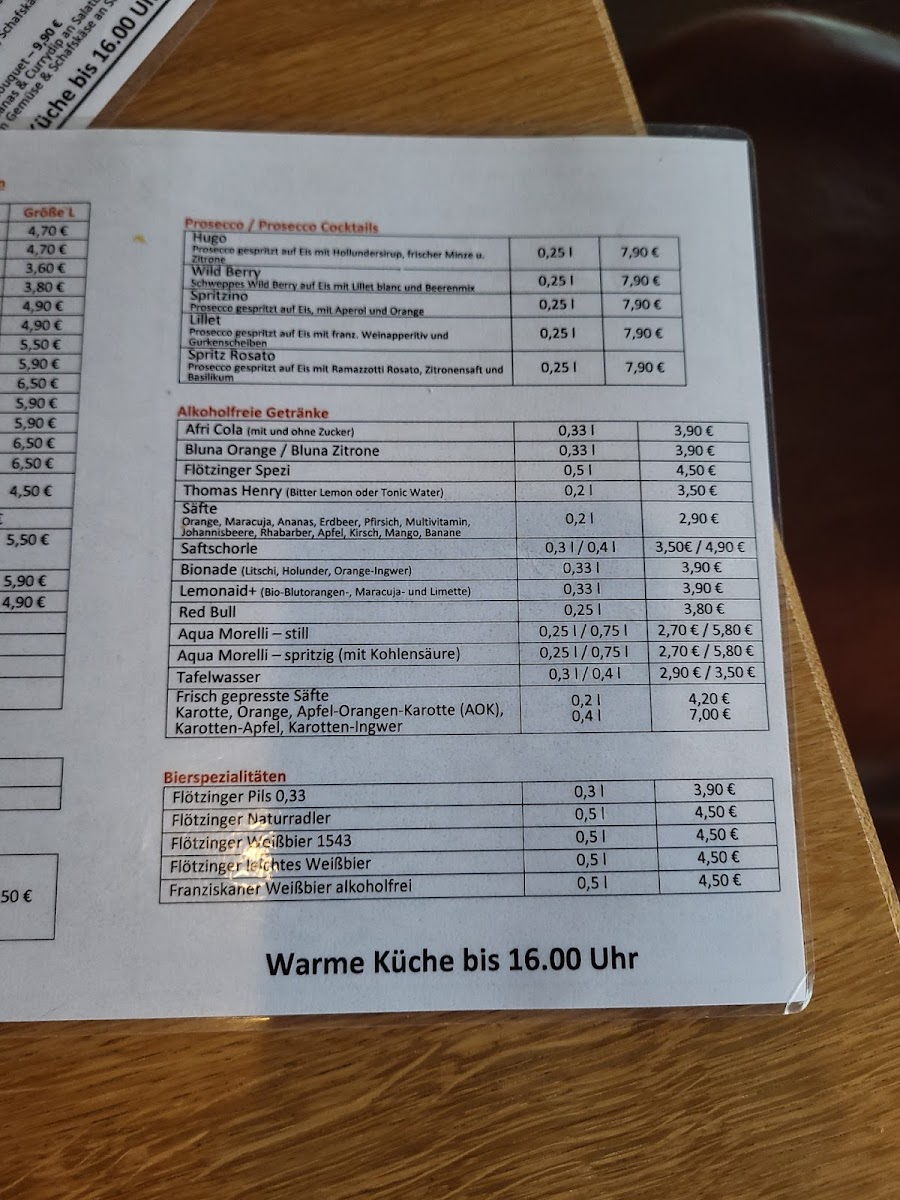 Menu The Coffee House Modern Coffee Technology & Service Gmbh & Co.kg-2