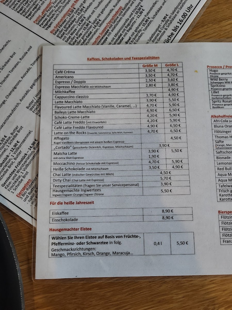 Menu The Coffee House Modern Coffee Technology & Service Gmbh & Co.kg-4
