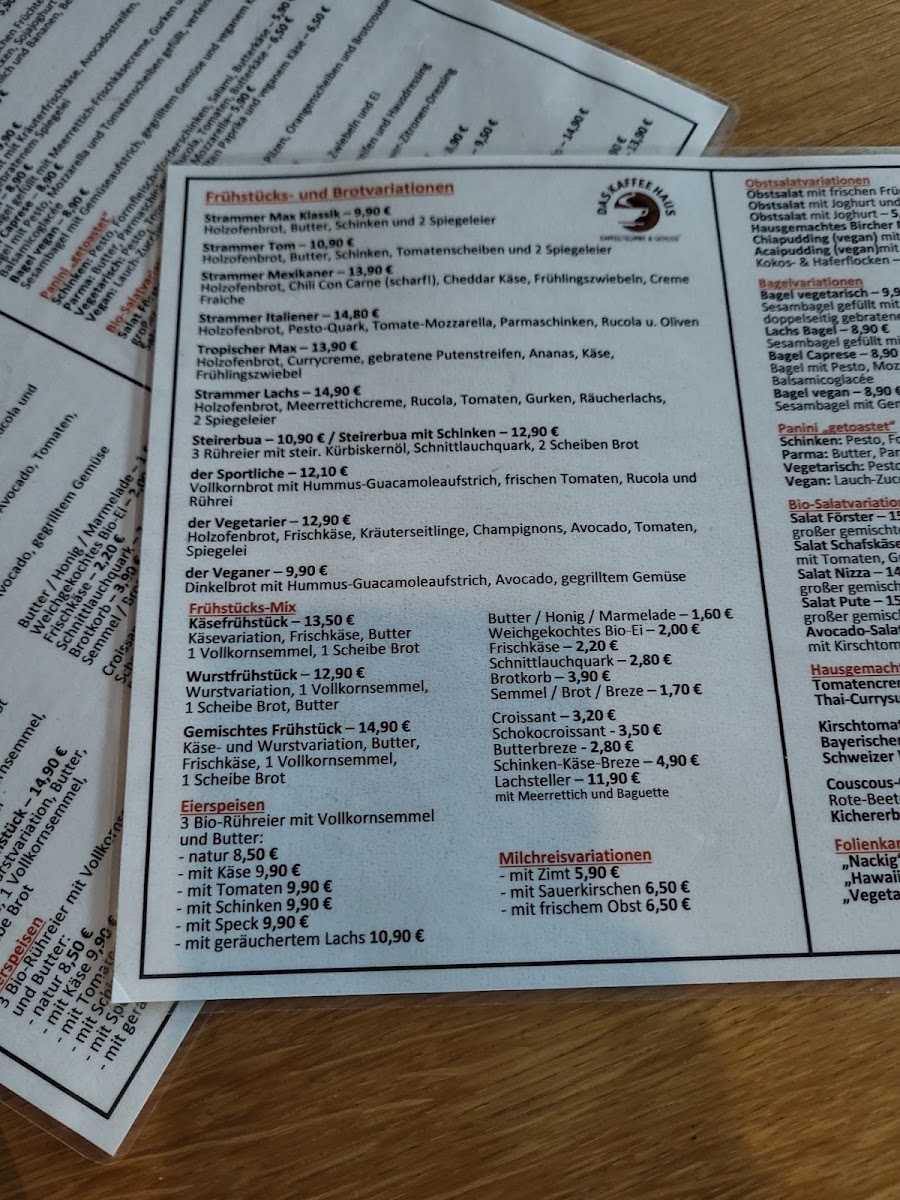 Menu The Coffee House Modern Coffee Technology & Service Gmbh & Co.kg-5