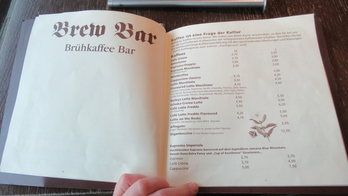 Menu The Coffee House Modern Coffee Technology & Service Gmbh & Co.kg-7