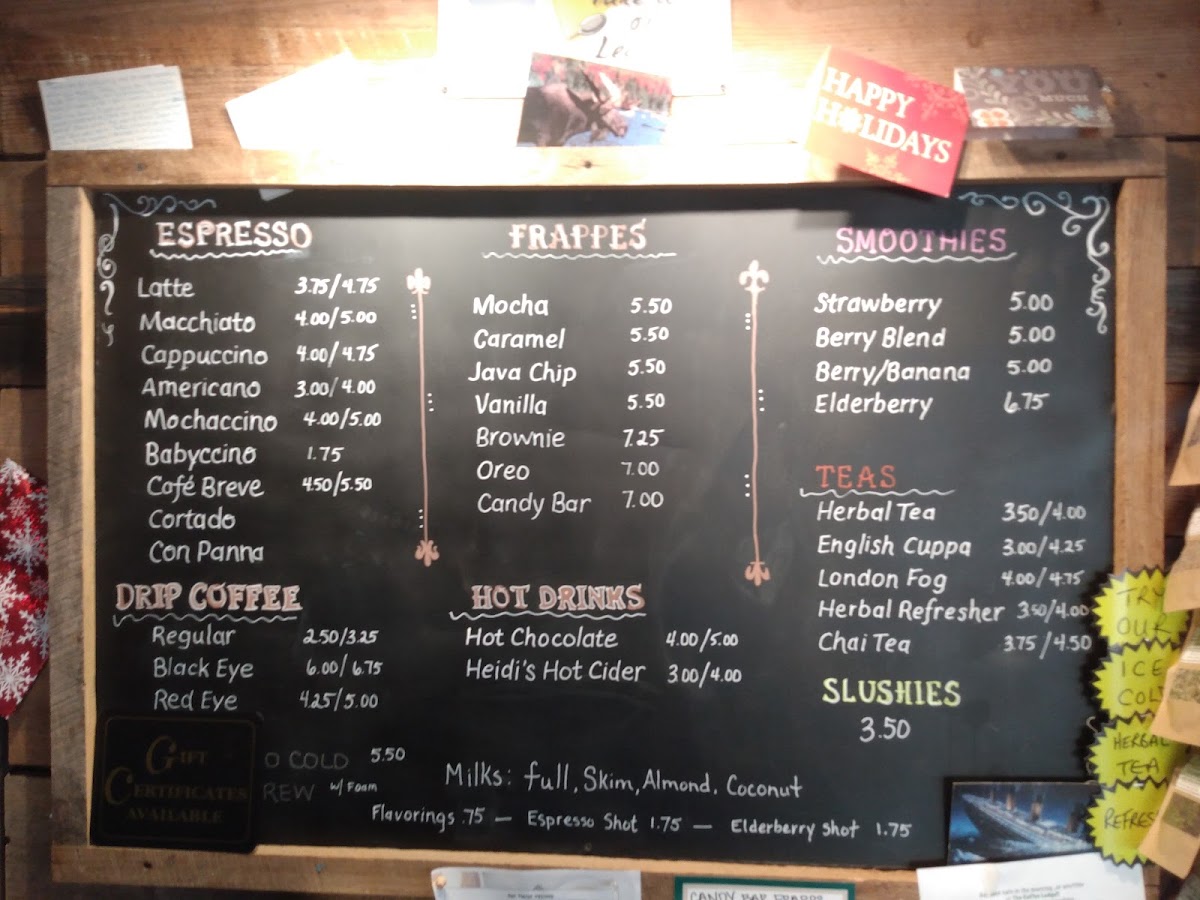 Menu The Coffee Lodge Statesville Nc-3