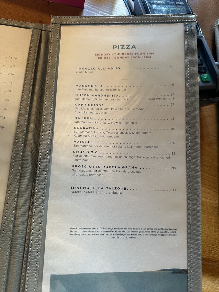 Menu The Collaroy-3