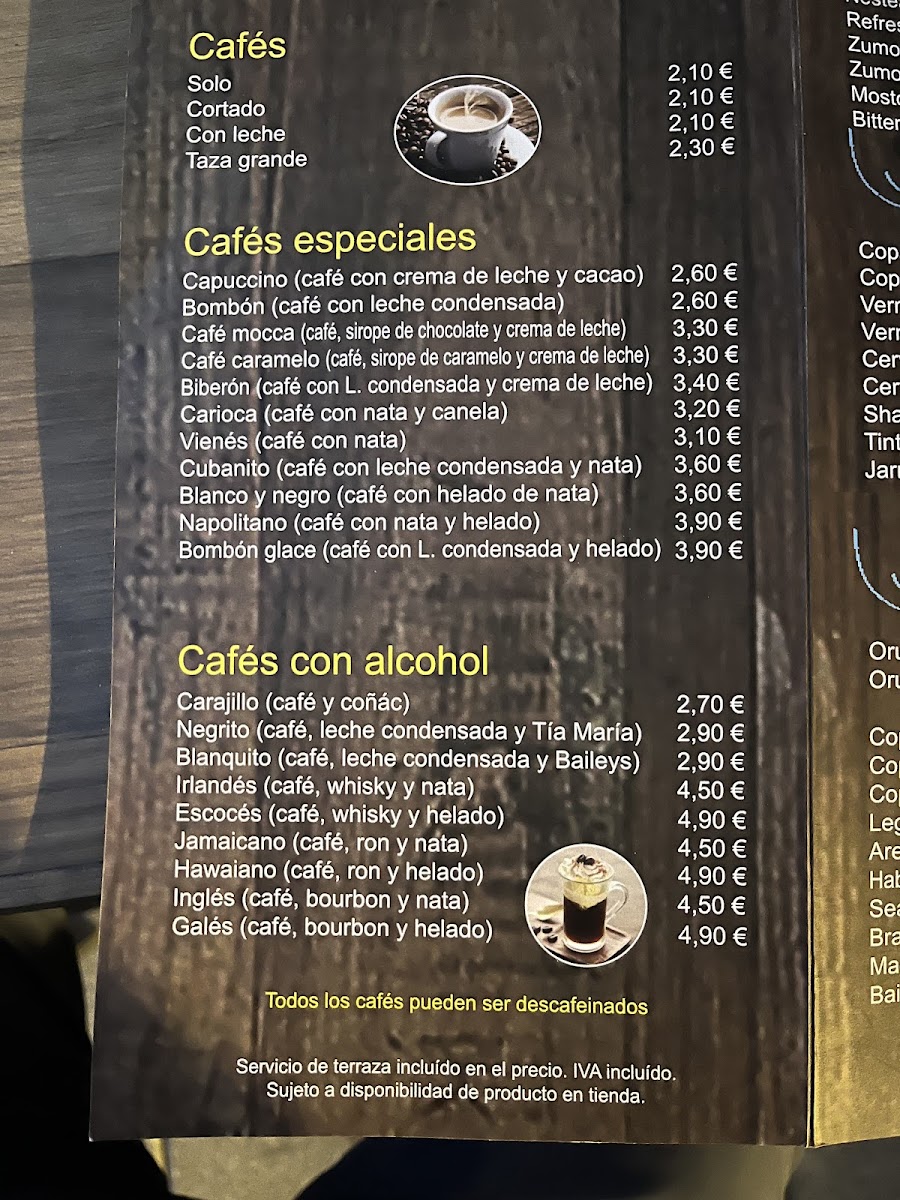 Menu The Colonial El Grande-1
