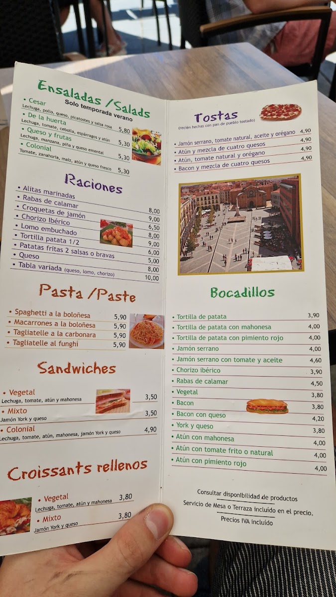 Menu The Colonial El Grande-5