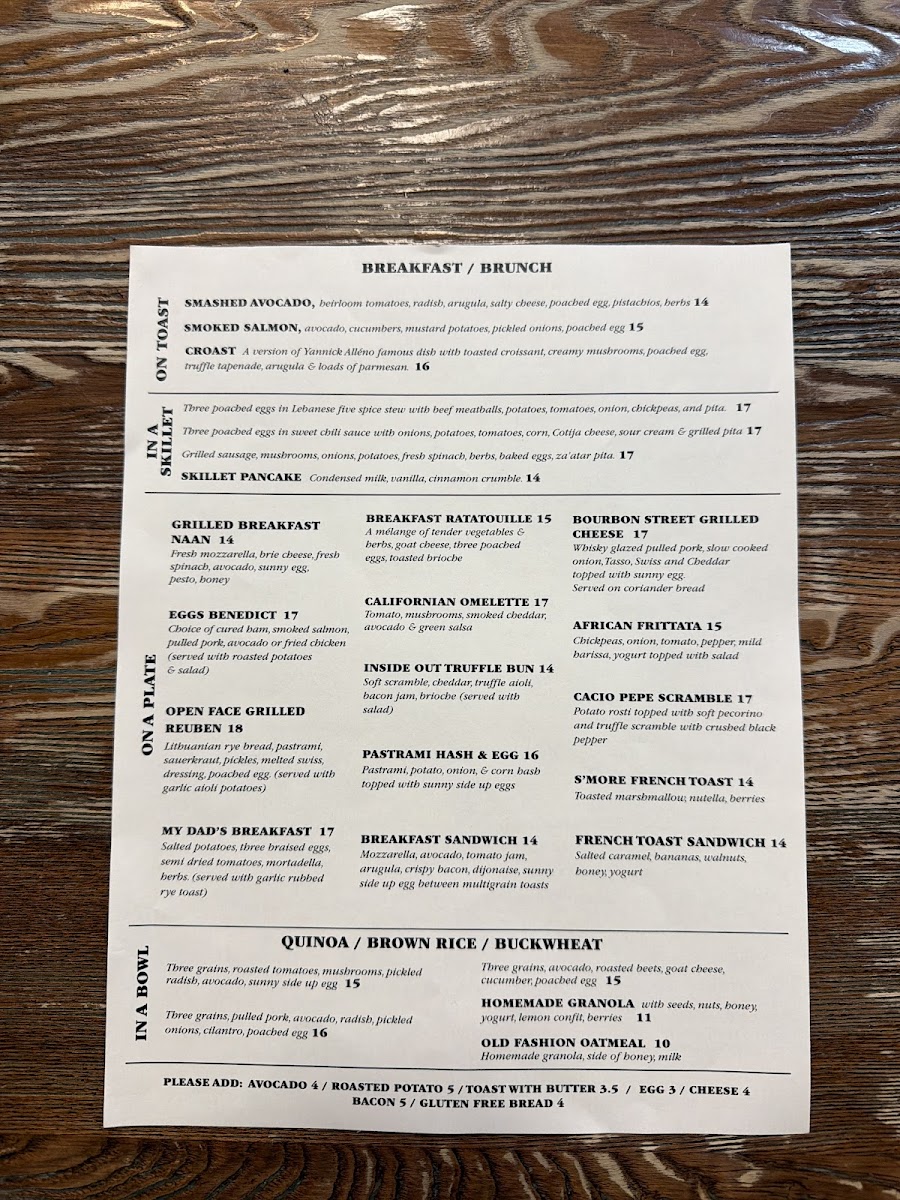 Menu The Common-6