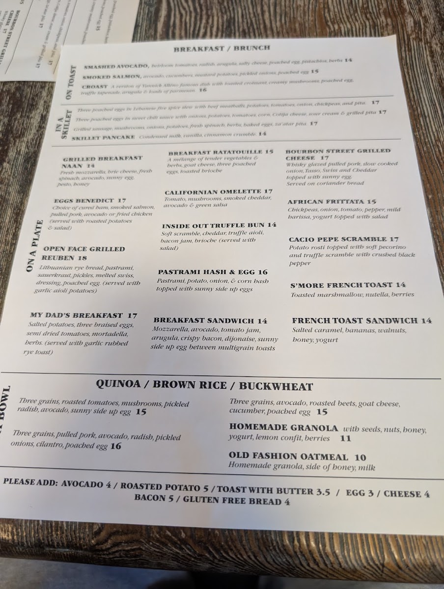 Menu The Common-8