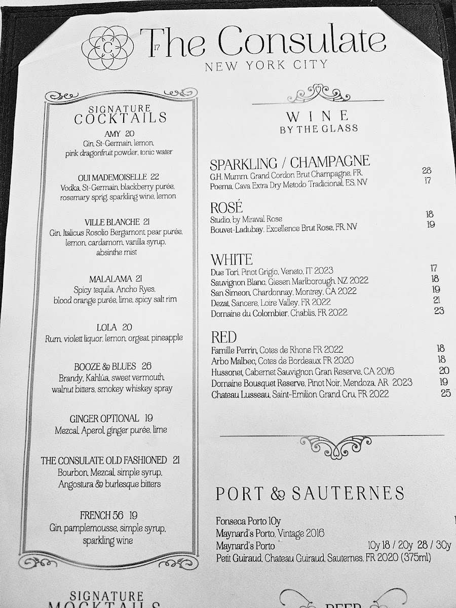 Menu The Consulate Midtown-4