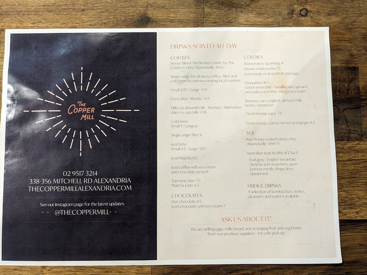 Menu The Copper Mill-4