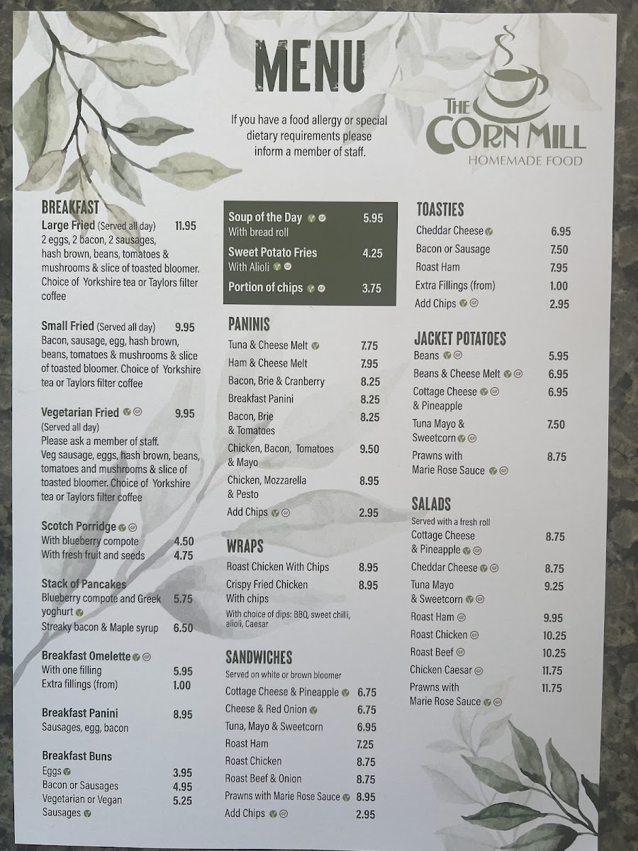 Menu The Corn Mill-3