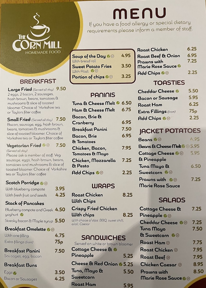 Menu The Corn Mill-4