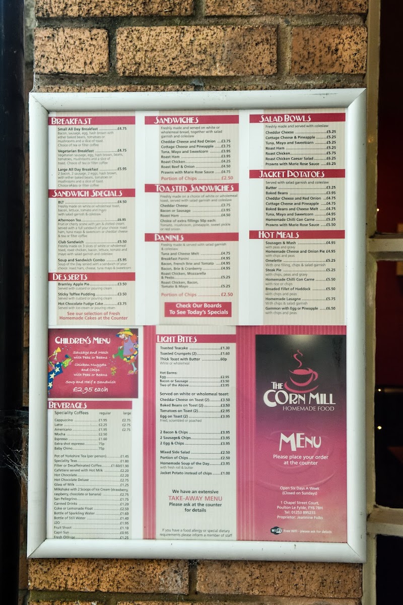 Menu The Corn Mill-7