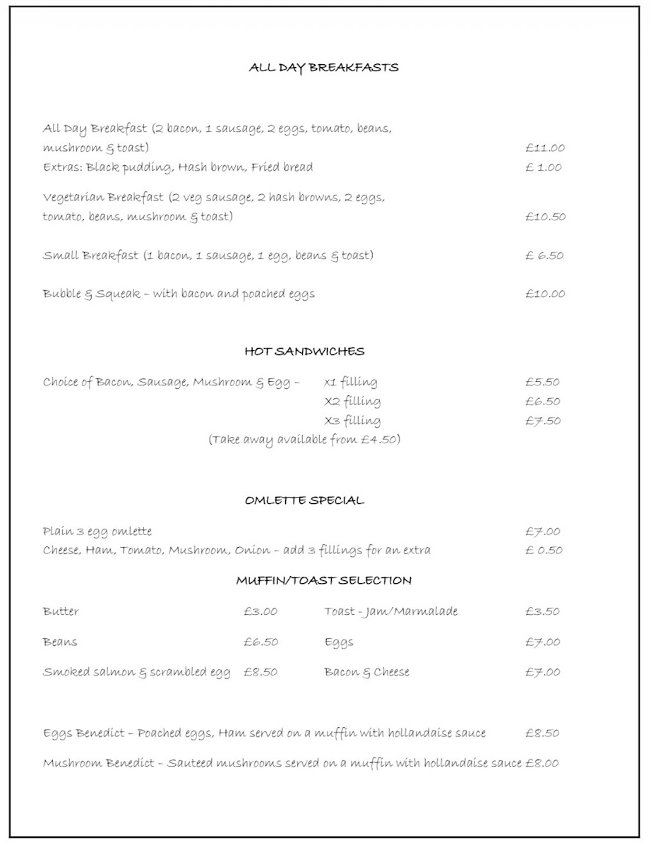 Menu The Corner Cafè-1