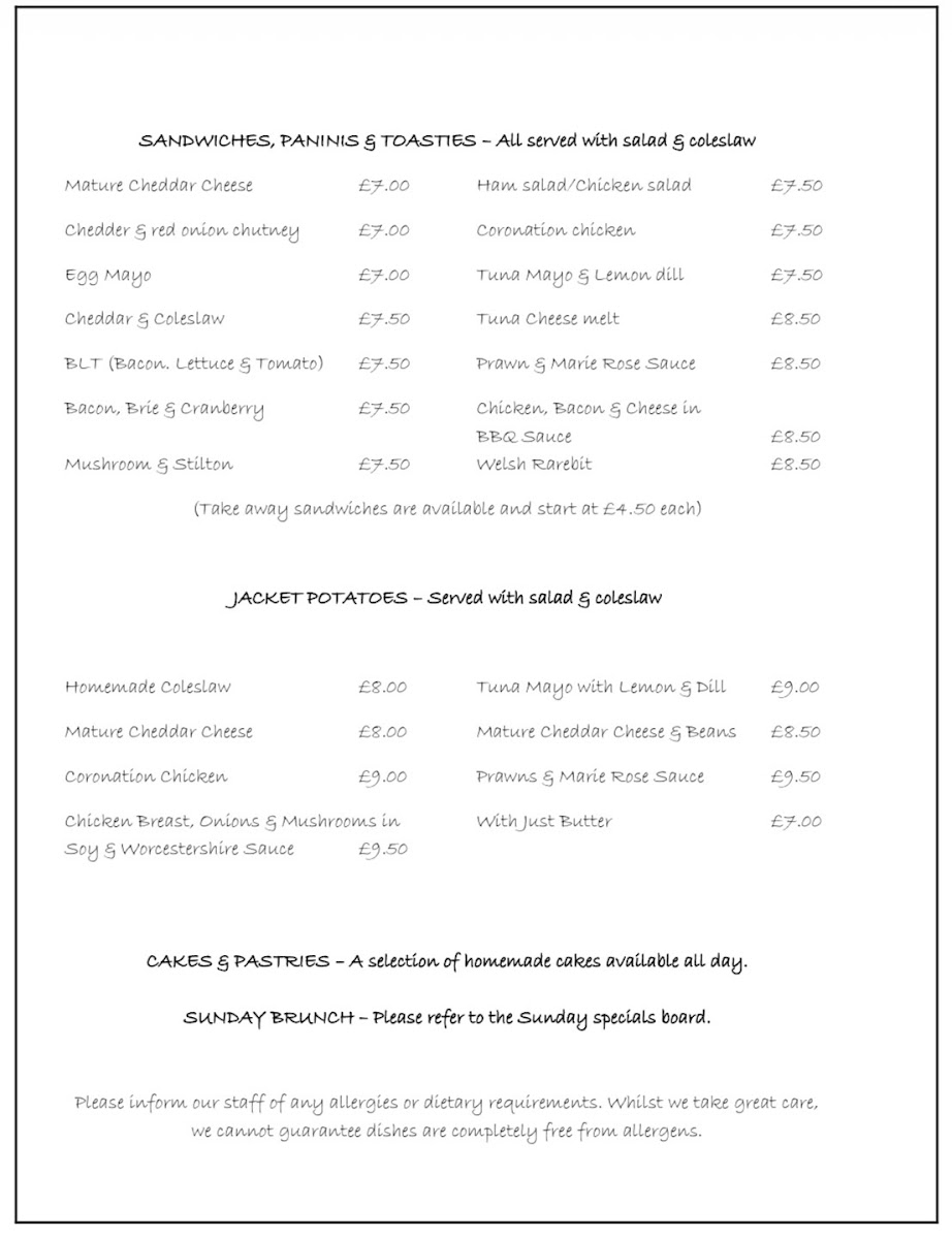Menu The Corner Cafè-2
