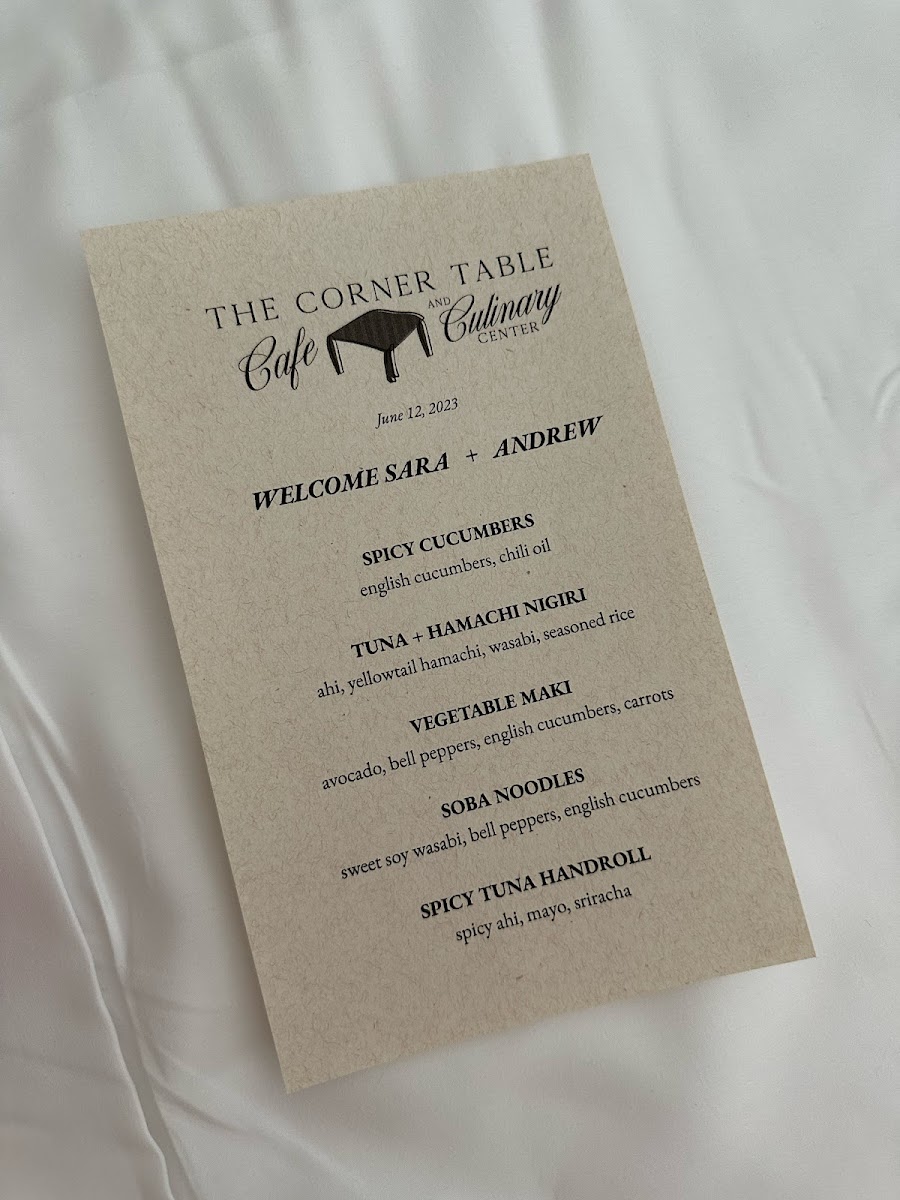 Menu The Corner Table Cafe-3