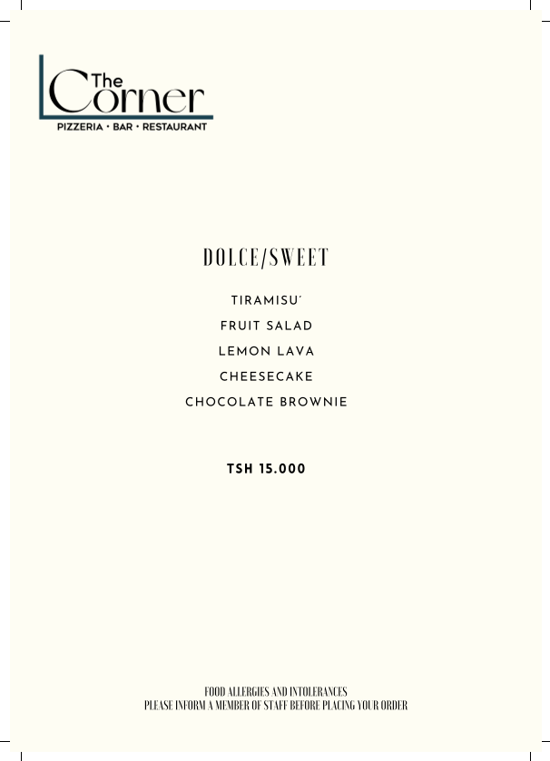 Menu The Corner-5