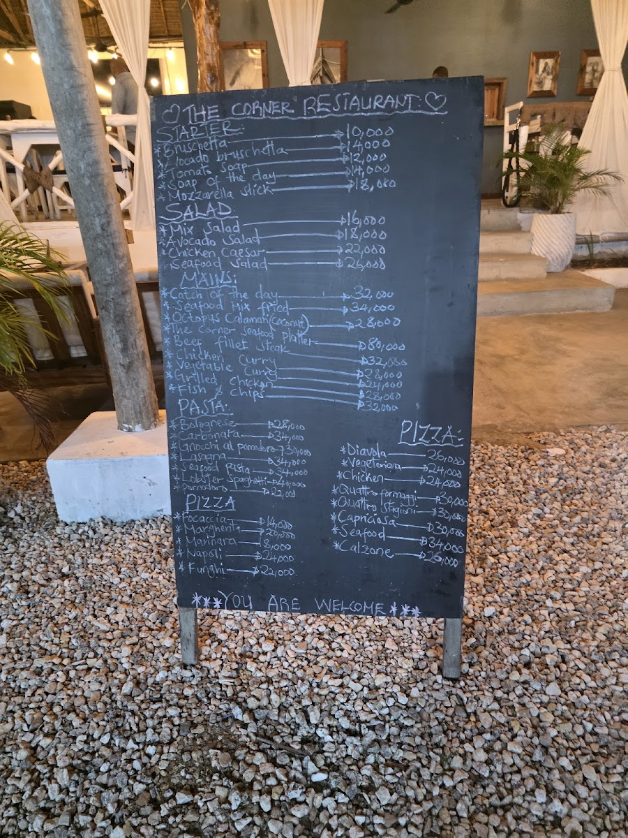 Menu The Corner-7