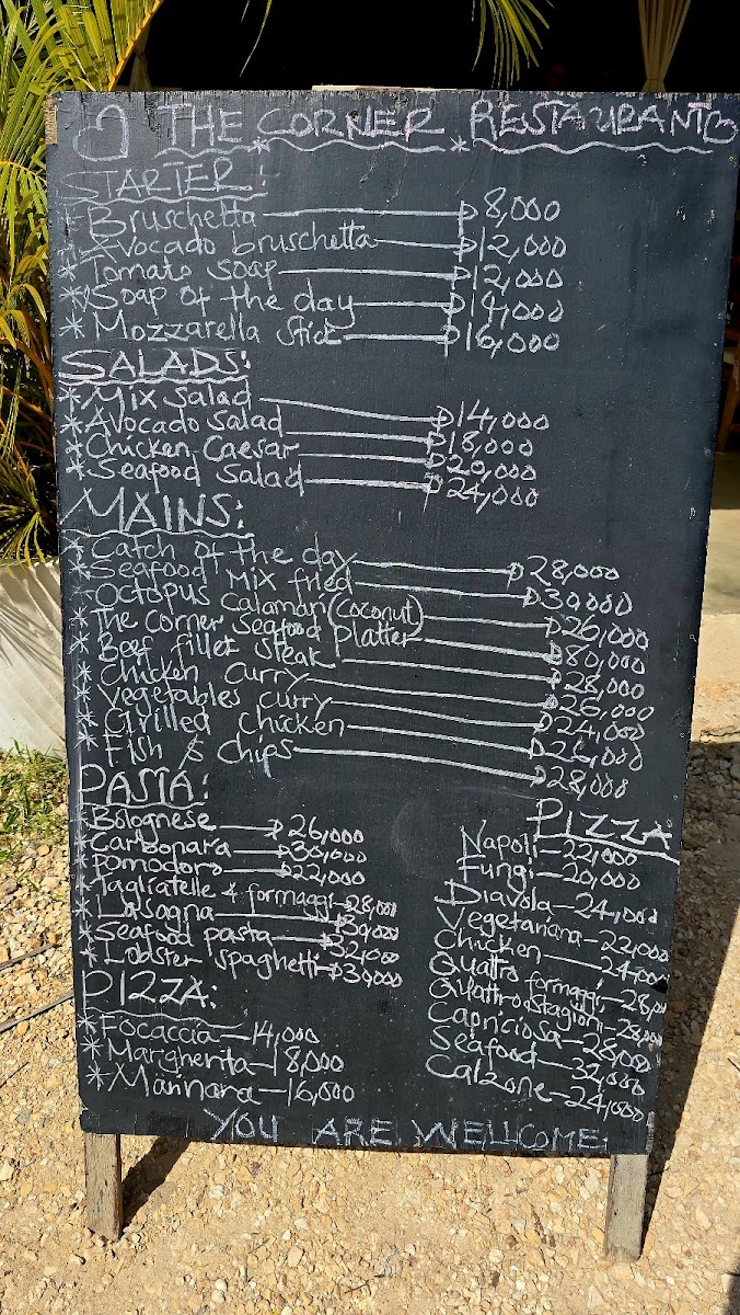 Menu The Corner-8
