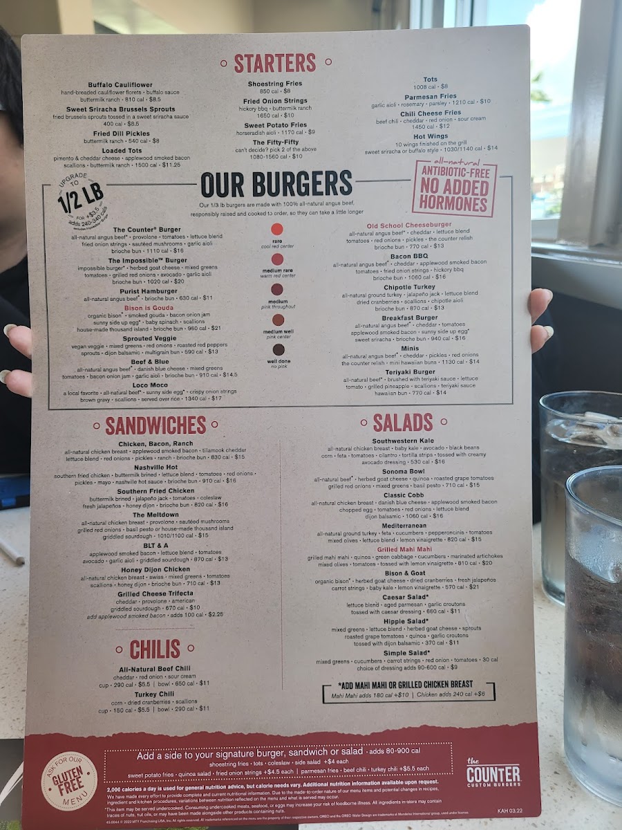 Menu The Counter-2
