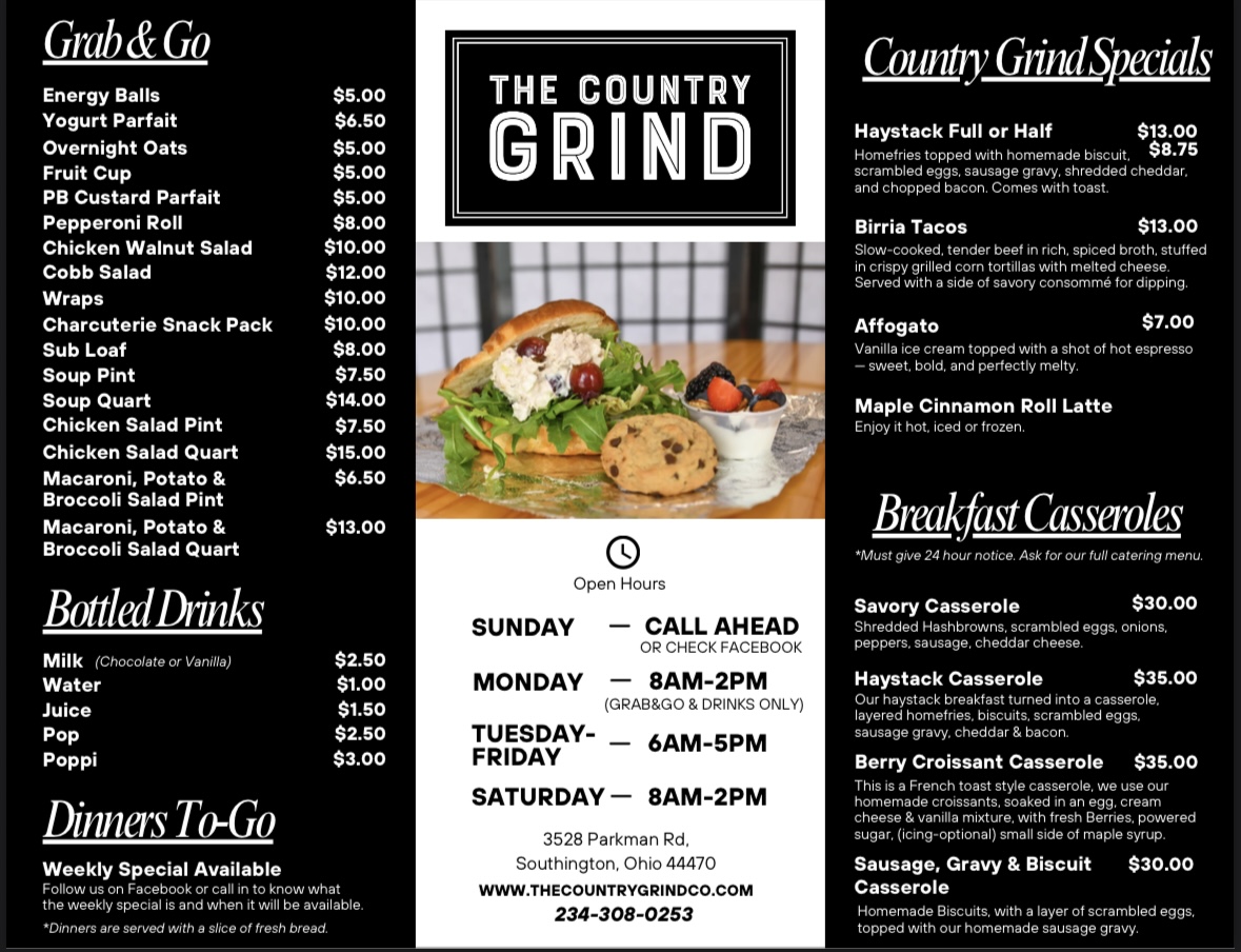 Menu The Country Grind-2