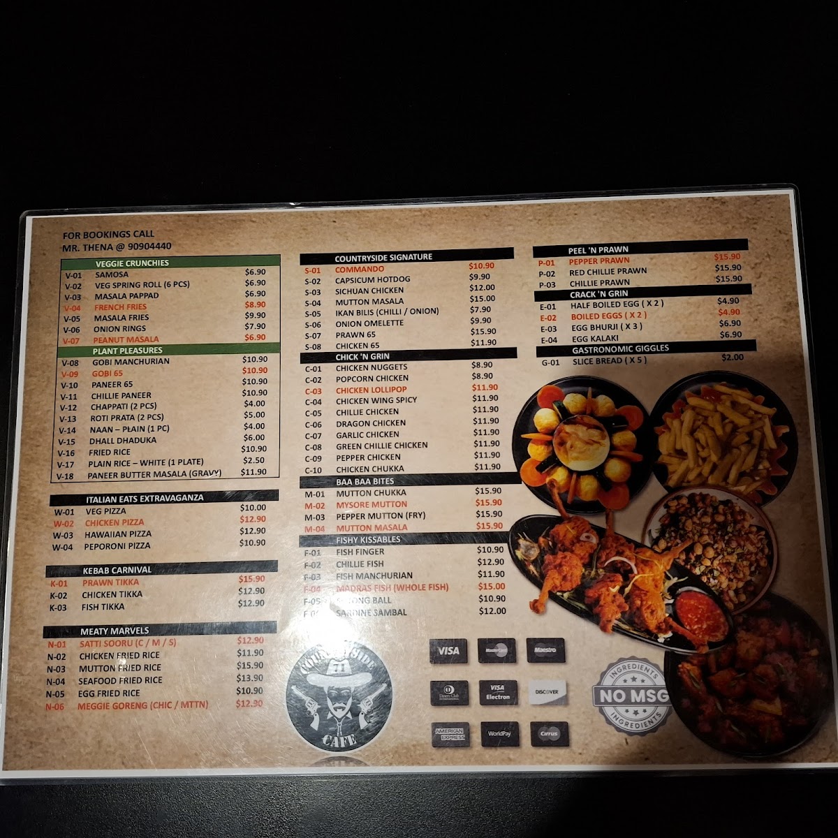 Menu The Countryside Café-5