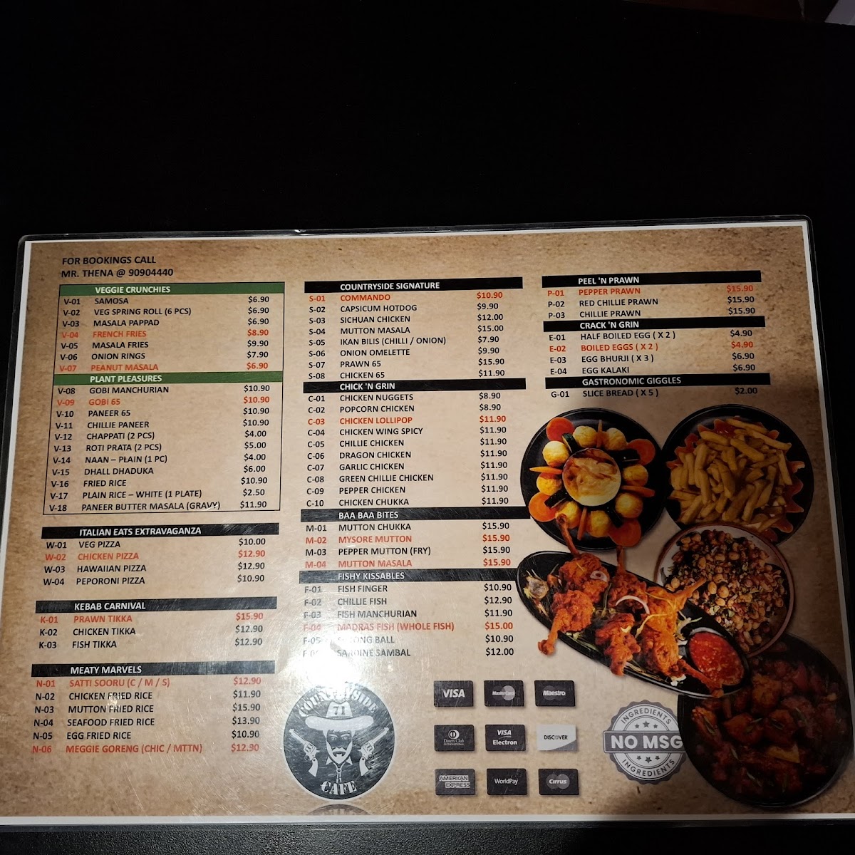 Menu The Countryside Café-7